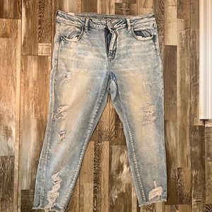 American Eagle denim Capri